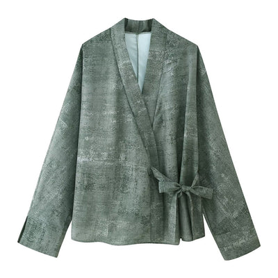Conjunto de Dos Piezas: Blusa Bordada y Pantalón Pierna Ancha - Image 20