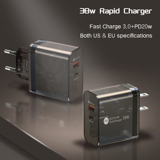 Adaptador de Carga Rápida 38W con Funda Transparente - Image 17