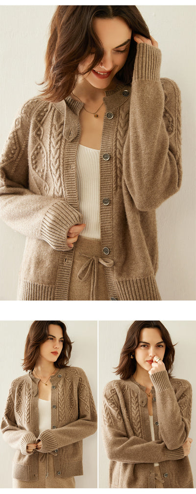 Cardigan de Cachemira Gruesa para Mujer - Image 16
