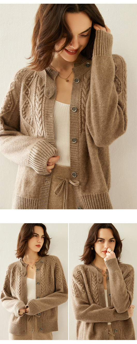 Cardigan de Cachemira Gruesa para Mujer - Image 16