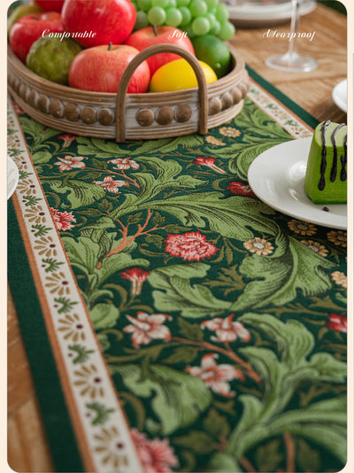 Camino de Mesa Jacquard Botánico Yiman Qiyun - Elegancia para tu Hogar - Image 10