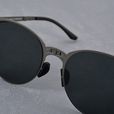 Gafas de Sol Vintage Plegables para Hombre en Acero Inoxidable - Image 47