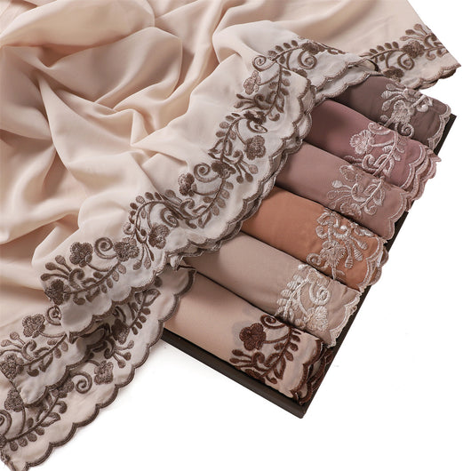Pañuelo de Gasa Ligero en Colores Sólidos para Mujer - Image 59