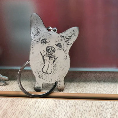 Llavero Personalizado con Foto de Mascotas - Gato y Perro - Image 3