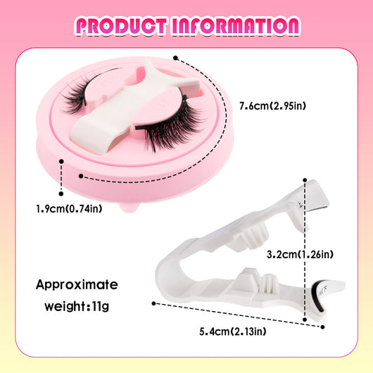 Pestañas Postizas Reutilizables Impermeables sin Pegamento - Image 12