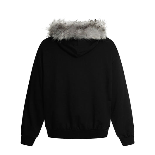 Suéter Cardigan con Cuello de Piel y Cierre de Cremallera - Image 16