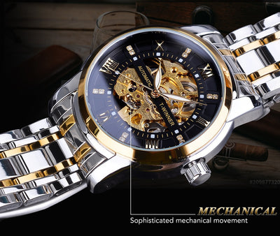 Reloj Mecánico Impermeable con Diseño Calado para Hombre - Image 21