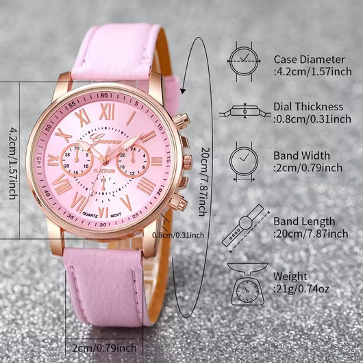 Reloj de Cinturón para Mujer con Joyería de Amor - Set de Regalo - Image 10
