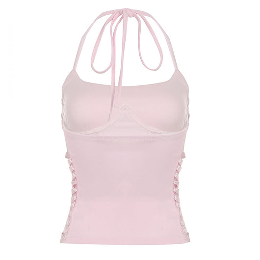 Chaleco Halter con Control de Cintura y Cordones - Diseño Veraniego para Mujer - Image 32