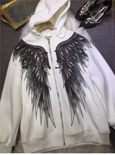 Abrigo Sudadera Acolchado de Lujo con Bordado Pesado y Detalles Brillantes - Image 29