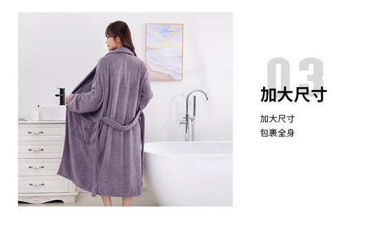 Toalla de Baño Coral Fleece Tamaño Plus - Súper Absorbente y Secado Rápido - Image 40