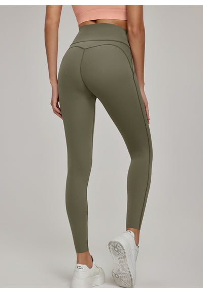 Pantalones Deportivos Levanta Cadera Cintura Alta Sin Costuras - Image 8