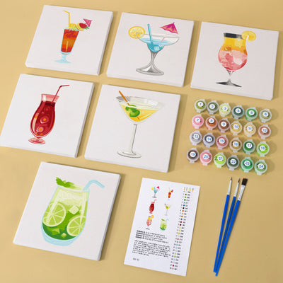 Kit de Pintura al Óleo Miniatura DIY - Paisajes y Flores para Principiantes - Image 54