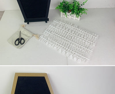 Pizarra Decorativa de Fieltro y Madera para Mensajes y Fotografía - Image 13
