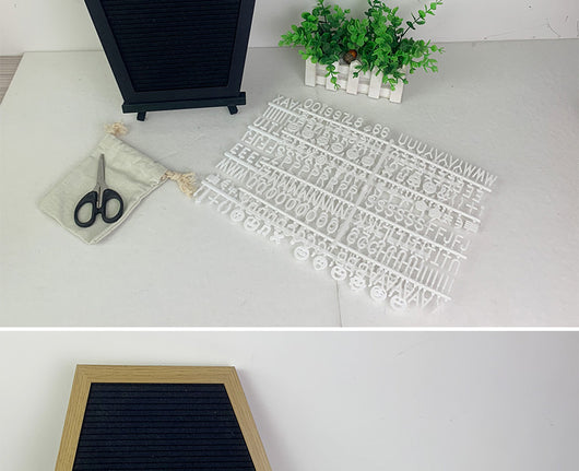 Pizarra Decorativa de Fieltro y Madera para Mensajes y Fotografía - Image 13
