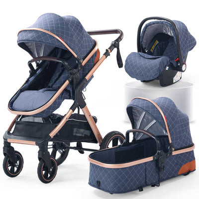 Carrito Multifuncional Plegable para Bebé - Ligero y Versátil - Image 21