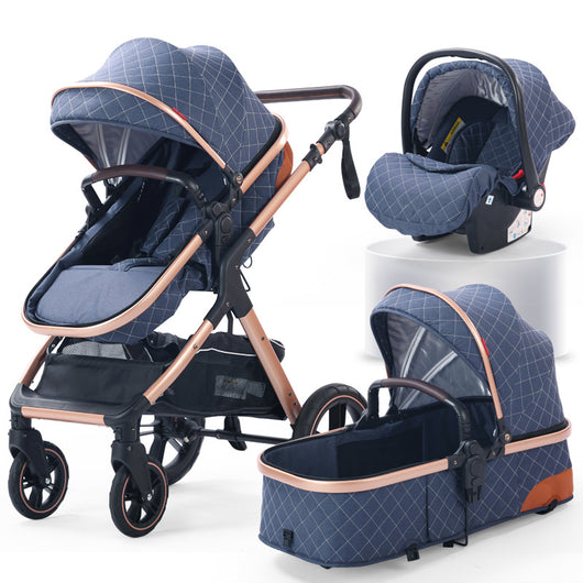 Carrito Multifuncional Plegable para Bebé - Ligero y Versátil - Image 21