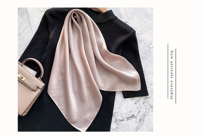 Pañuelo de Seda Elegante Retro para Primavera y Otoño - Image 39