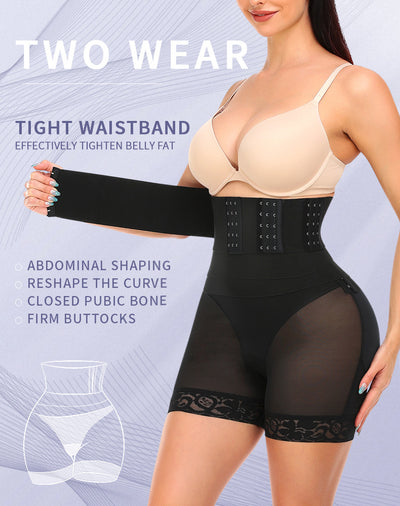 Pantalones de Compresión Abdominal con Cierre de Hebilla para Talla Grande - Image 49