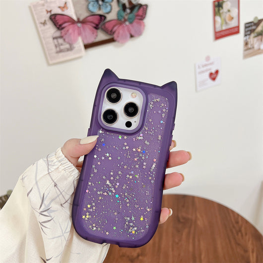 Funda para Celular con Orejas de Gato 3D y Purpurina Epoxi - Image 13