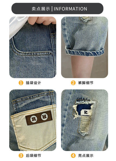 Shorts de Mezclilla Ligera para Niño - Comodidad Estival - Image 8