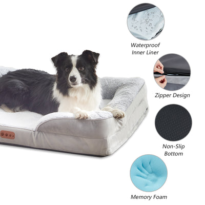 Cama Ortopédica para Mascotas con Espuma Viscoelástica Extraíble - Uso Todo el Año - Image 7