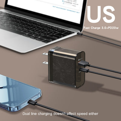 Adaptador de Carga Rápida 38W con Funda Transparente - Image 13
