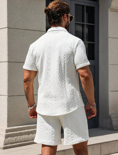 Camisa Casual Suelta de Manga Corta para Hombre - Image 25
