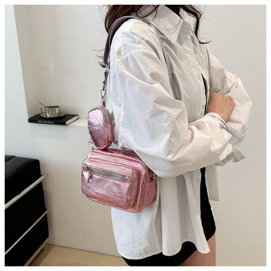 Bolsa Crossbody Cuadrada Estilo Occidental con Correa Ancha - Práctica y Elegante - Image 33