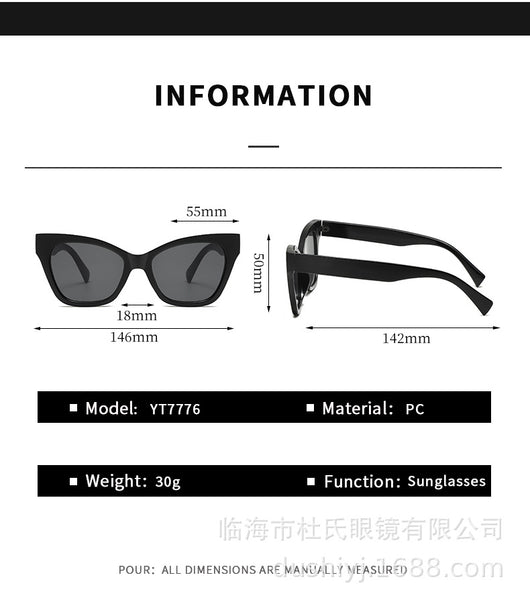Fashion sunglasses with clear oval frames, dark gray lenses, and tortoise shell patterned temples. - Image 11