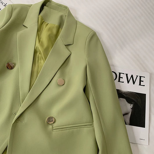 Blazer Casual Estilo Británico para Mujer - Image 61