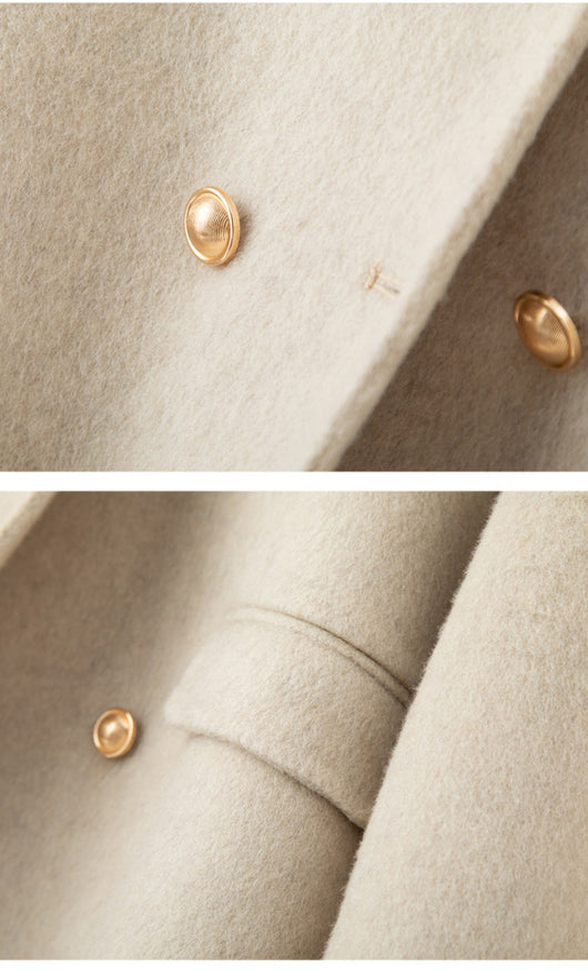 Abrigo de Lana Reversible para Mujer - Talla Pequeña Premium - Image 16