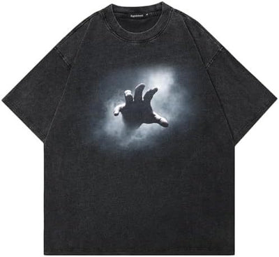 Playera Acolchada Retro Hip Hop Casual Manga Corta para Hombre - Image 28