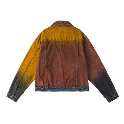 Chaqueta Denim Vintage Americana Oversize Lavado Relajado - Image 19