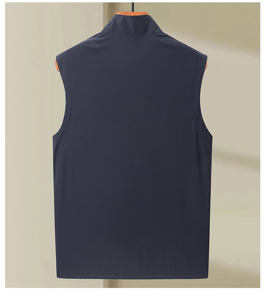 Chaleco Casual para Hombre Elegante y Cómodo con Cuello de Pie - Image 8