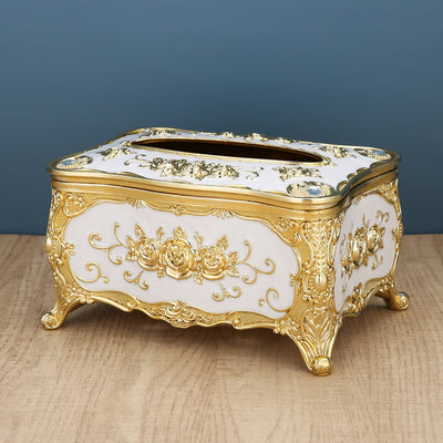 Dispensador de Pañuelos Retro Lujo Ligero - Caja Decorativa KTV Hotel - Image 16