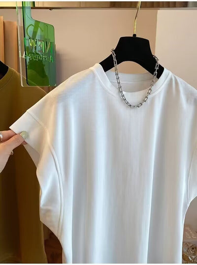 Blusa Suelta sin Mangas de Color Sólido - Comodidad y Estilo - Image 36