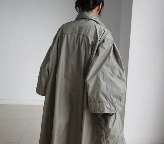 Abrigo Largo Tipo Gabardina para Mujer Talla Grande - Primavera y Otoño - Image 42