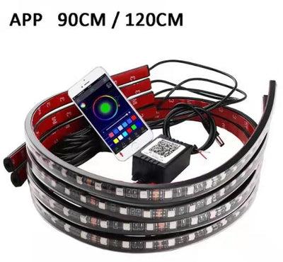 Luz Ambiental RGB para Auto con Control por Voz y 7 Colores - Image 39