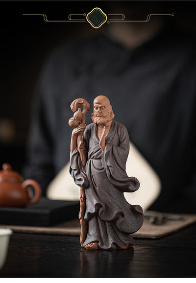 Ornamento Zen Ancestral: Bodhidharma Cruzando el Río - Image 8