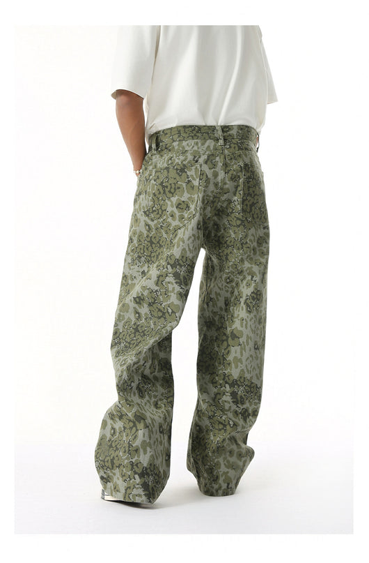 Jeans Rectos Estilo Camuflaje Lavado Clásico - Image 28