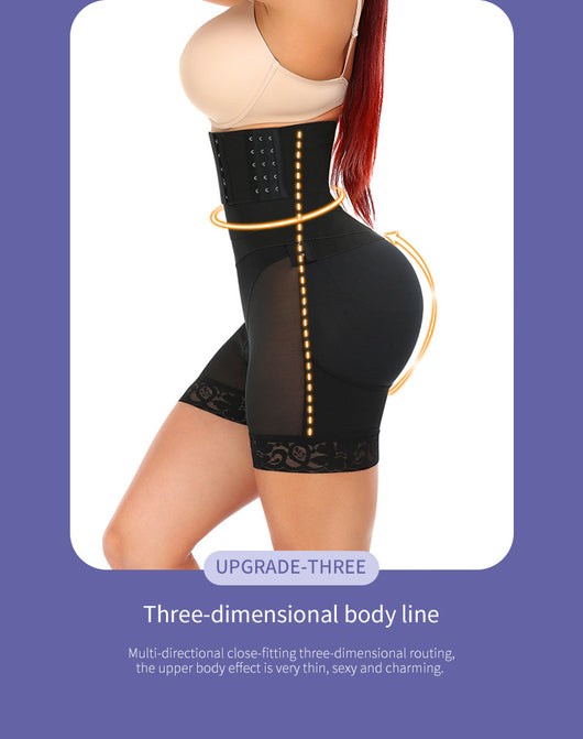 Pantalones de Compresión Abdominal con Cierre de Hebilla para Talla Grande - Image 17