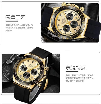 Reloj Mecánico para Hombre con Calendario y Movimiento Quartz - Image 28