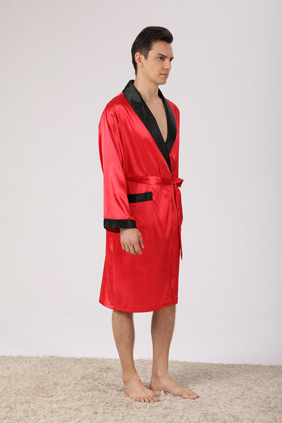 Pijama de Seda para Hombre - Conjunto Shorts y Camiseta - Image 19