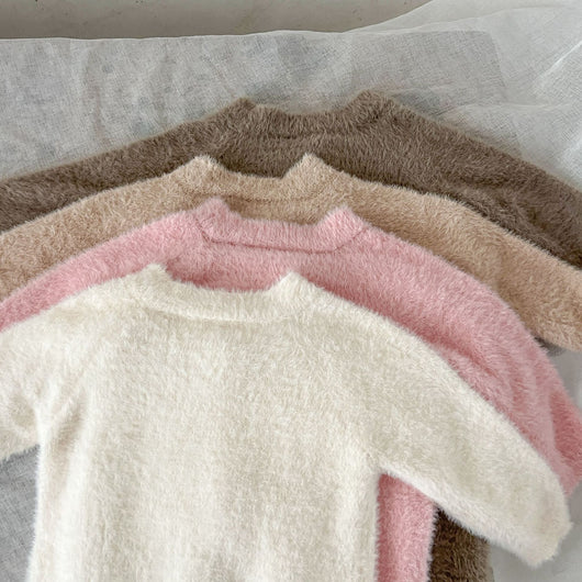 Pijama Enterizo Bebé Invierno Peluche Oso con Pies - Image 24