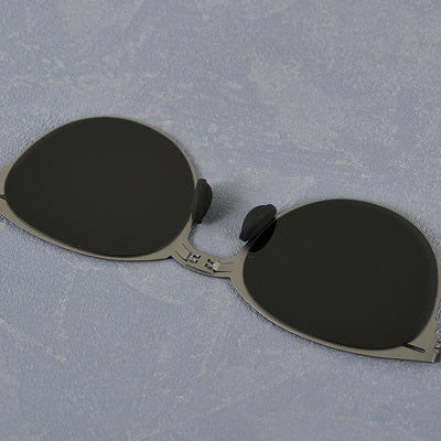 Gafas de Sol Vintage Plegables para Hombre en Acero Inoxidable - Image 39