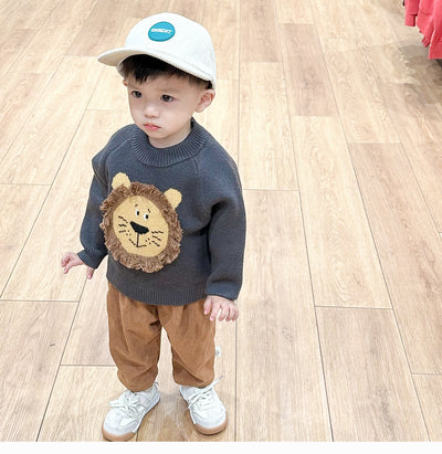 Suéter Pullover Coreano para Niños - Estilo Occidental - Image 12