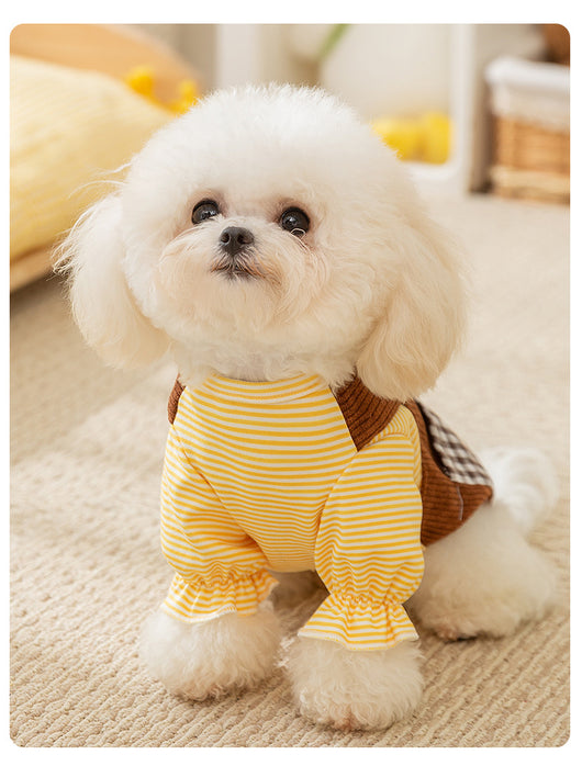 Enterizo Térmico de Dos Patas para Perros Pequeños - Otoño e Invierno - Image 9
