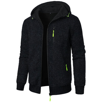 Cardigan Deportivo con Capucha Jacquard para Hombre - Image 13