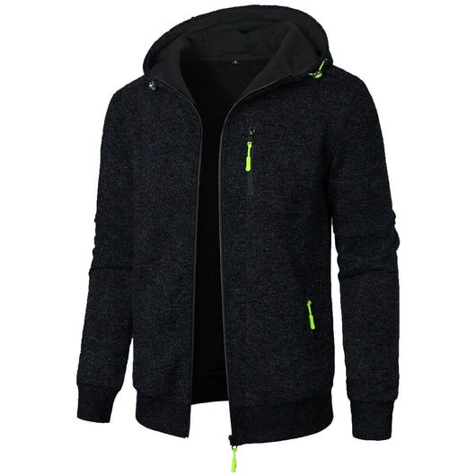 Cardigan Deportivo con Capucha Jacquard para Hombre - Image 13
